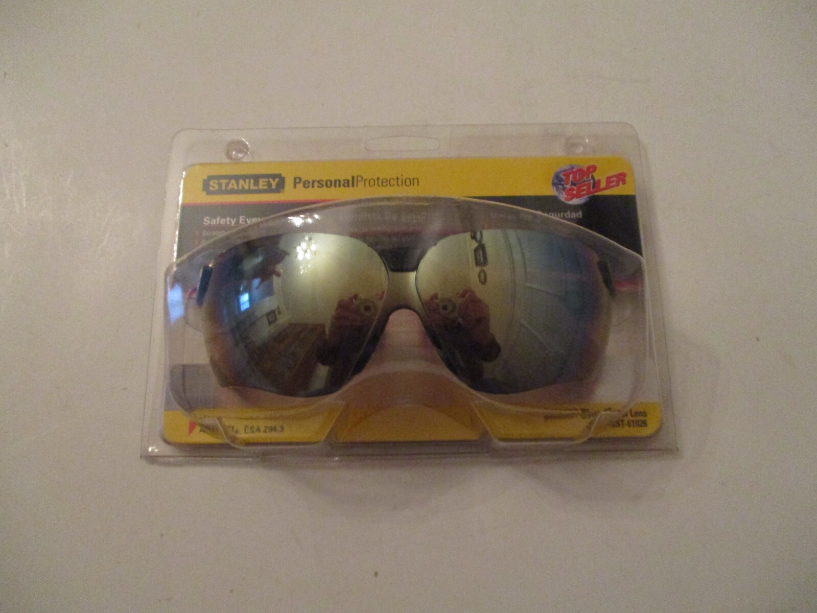 VTG Stanley Personal Protection Safety Eyewear With Black Mirror Lens RST-61026