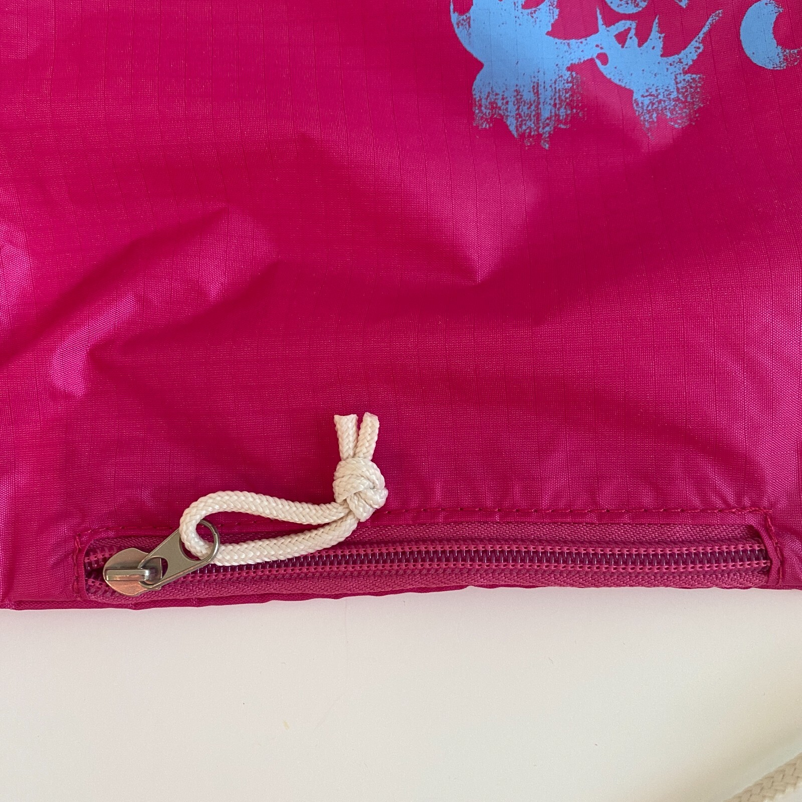 American Eagle Pink Drawstring Knapsack Style 419… - image 4