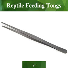 Snake Feeding Tongs Stainless Steel Reptile Feeding Tongs 8 inch