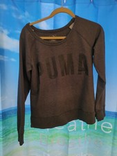 PUMA LADIES Small Gray CREW SWEATSHIRT Dry Cell A95