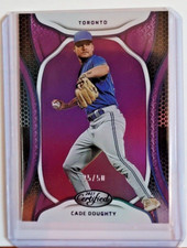CADE DOUGHTY 2023 Panini Chronicles Certified Mirror Purple #25/50 - Toronto