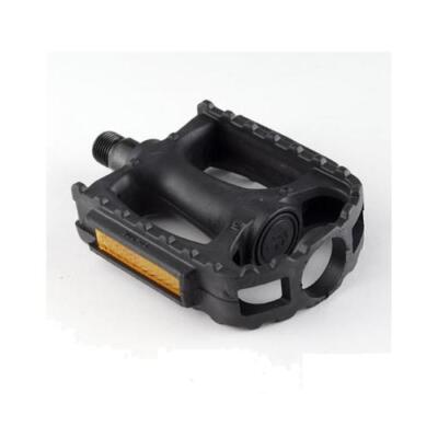 Pédales BMX SE Bikes Bear Trap - Noir/Argent, Axe 9/16", Avec Réflecteurs - Neuf