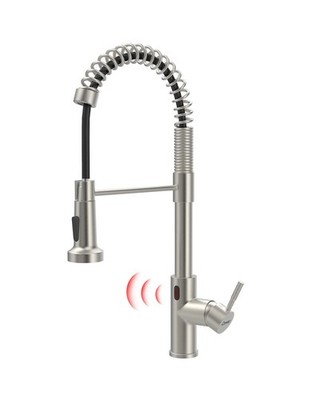 GIMILI Touchless Kitchen Faucet with Pull Down Sprayer, Motion Sensor Smart H...