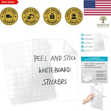 Innovative Clear Dry Erase Board Paper - 2 Pack, Lightweight and Stain Resistant