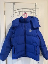 Trapstar Irongate Tampone con cappuccio staccabile blu abbagliante taglia XS 