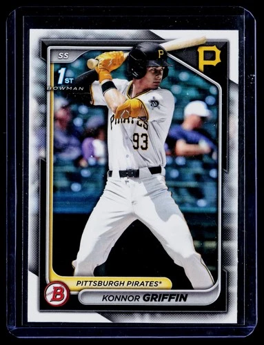 Konnor Griffin (6) Card Rookie Lot Including (1) 1st Bowman RC Pirates