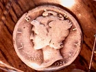 1924-S  SILVER MERCURY DIME - GRADES "GOOD"