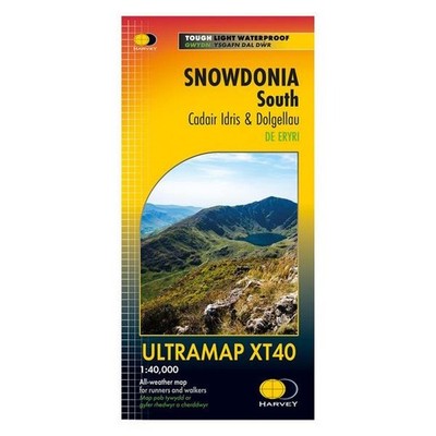 Pocket Size Map Snowdonia South De Eryri Mini XT40 Waterproof For Walker Runner