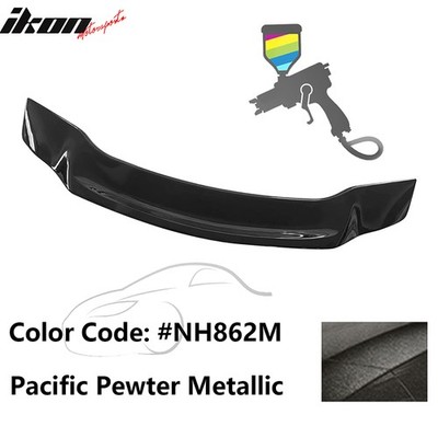 Fits 13-15 Honda Civic 9th Gen R Style Trunk Spoiler ABS Painted #NH862M Black