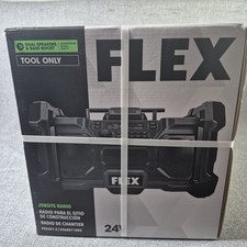 Flex Water Resistant Cordless 24v Jobsite Radio Bluetooth Speaker #fx5351-z 