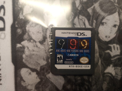 999: 9 Hours 9 Persons 9 Doors Nintendo DS CART ONLY