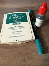 Stampin Up Classic Ink Refill, Marker  Pad  Forest Foilage