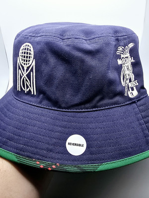 NWT Mitchell & Ness Branded Clubhouse Bucket Reversible Bucket Hat