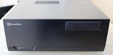 SilverStone Grandia GD09 HTPC PC ATX Gehäuse * USB-C * USB-3 * DVD-RW * 2 Lüfter