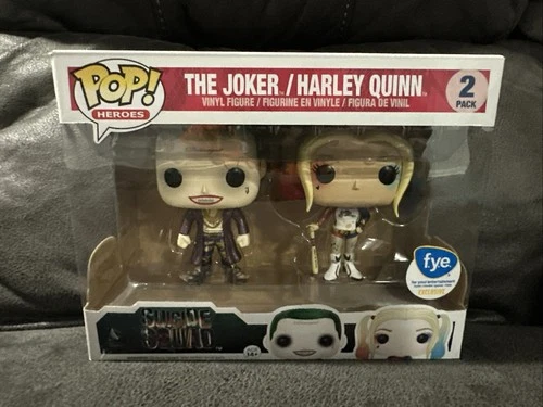 Funko Pop! Heroes The Joker / Harley Quinn Suicide Squad 2 Pack FYE Exclusive