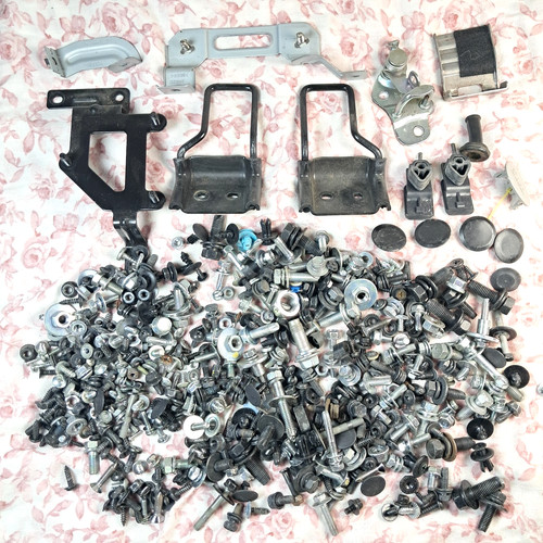 10-16 HYUNDAI Genesis Coupe Interior Hardware LOT 7LB Brackets Bolts Nuts OEM
