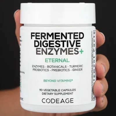 Codeage, fermentierte Verdauungsenzyme+, 90 Kapseln, Ablaufdatum: 06/2028