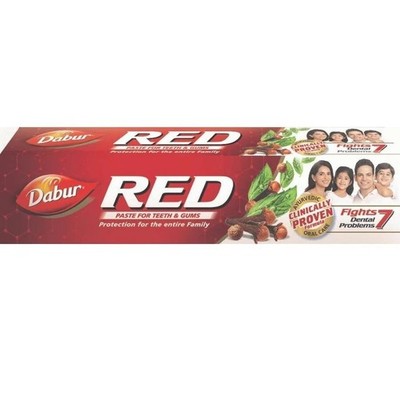 2 x Dabur Red Zahnpasta 200 gm, Ayurveda-Paste der Welt Nr.1