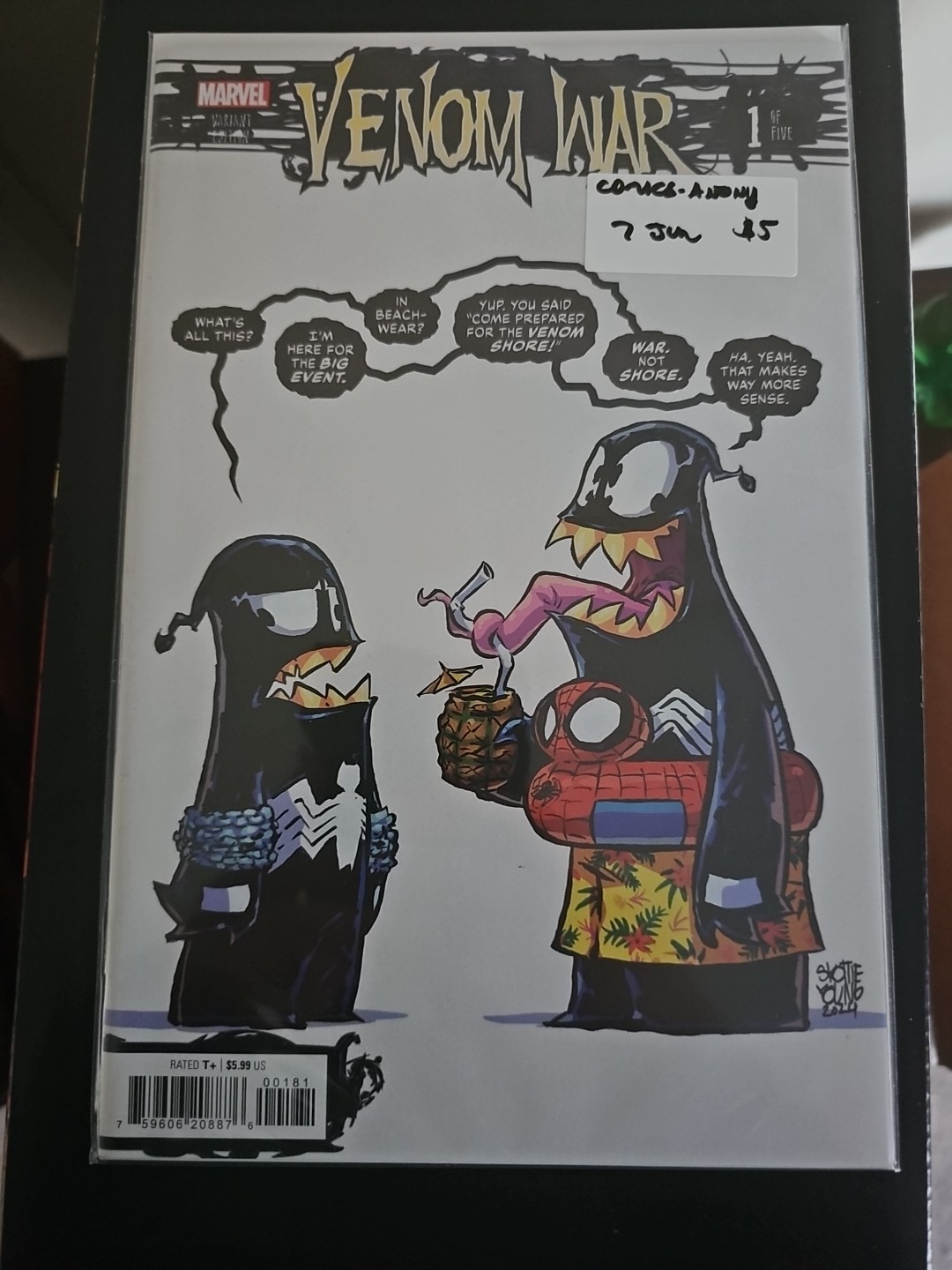 💥 Venom War #1 Skottie Young Variant (Marvel, 2024) NM