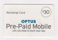 Phone Card $30 Optus 2003