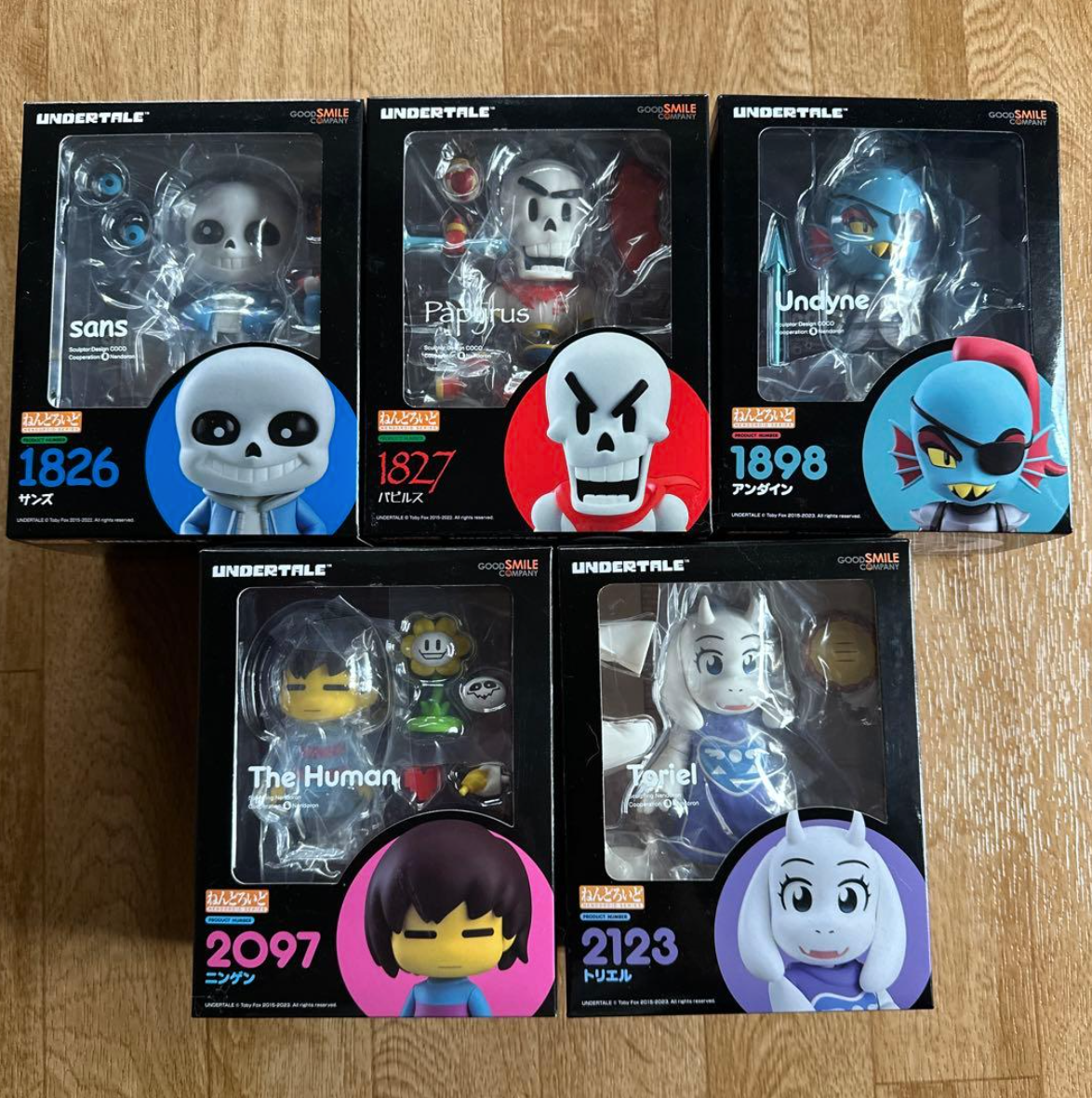 Nendoroid UNDERTALE Complete 1826 1827 1898 2097 2123 set action