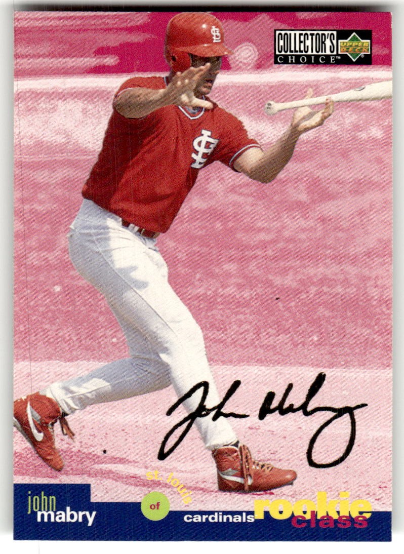 1995 Collector's Choice John Mabry Gold Signature #21