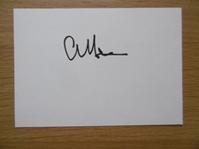 Sir Alex Ferguson "Manchester United" autograph signed 10x15 cm index card