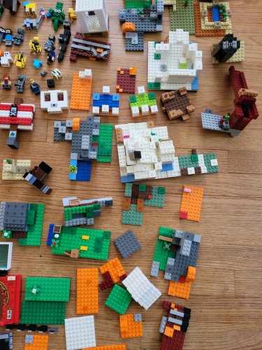 LEGO Mix LOT Minecraft 21151 21156 21158 City Technic 42091 ++ Minifigur 18 Pfund - Bild 8 von 24