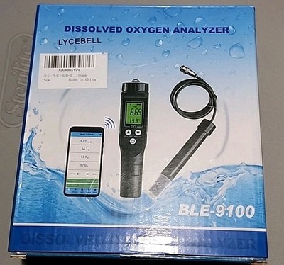 Dissolved Oxygen Meter with Bluetooth Filling Fluid Range:0-30mg/L (A)