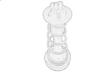 Motorhaube - Puffer OE MERCEDES 204 880 01 27 SLC (R172) 2.2 2016-2017 Motorhaube - Puffer OE MERCEDES 204 880 01 27 SLC (R172) 2.2 2016-2017