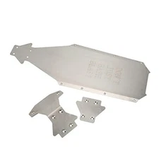 Chassis Armor, Stainless Steel Chassis Armor Protector for EXB 1/8 RC Car 6A 