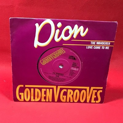 DION The Wanderer 1980 UK 7'' vinyl single  Love Came To Me GOLD535 45 record