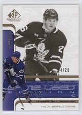 2022-23 SP Game Used 2001-02 Retro Rookies Gold 4/25 Nicholas Abruzzese Nick s5j