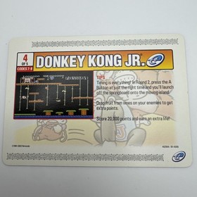 Nintendo e-Reader Card Lot &ndash; Donkey Kong Jr + Game & Watch Manhole GBA eReader