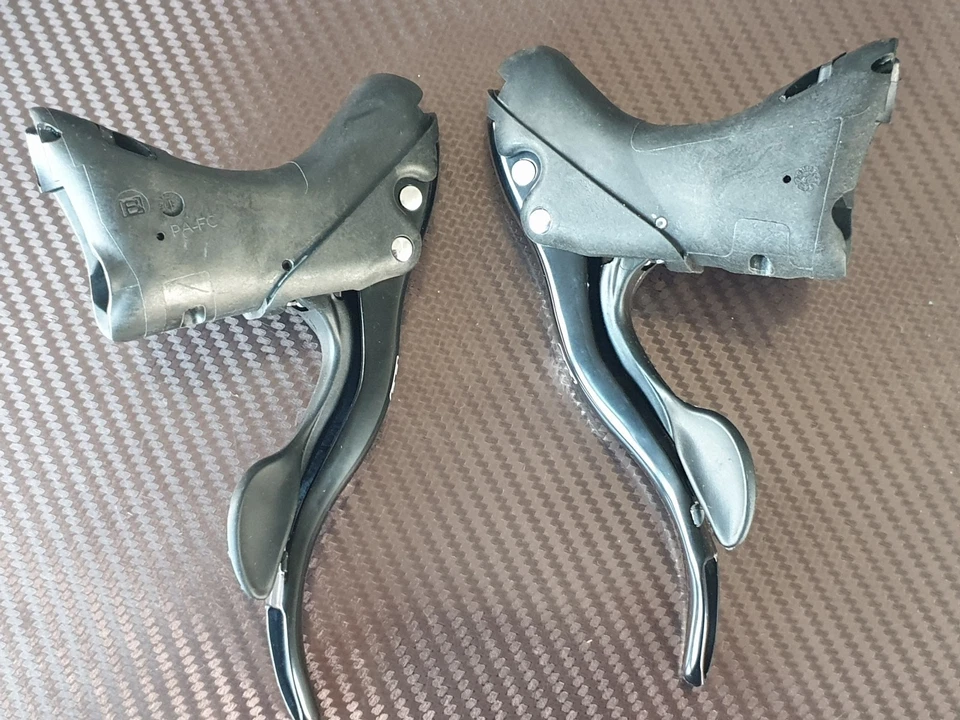 Campagnolo Athena 11 Speed Shifters Gear Brake Levers (Pair) No Hoods or Clamps  - Image 4 of 4