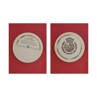 Warsteiner You Deserve It #4 Brewery Beer Mat Beer