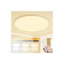 20 Inch Flush Mount Ceiling Light,48W Ultra-Thin Modern Round Light Fixture w...
