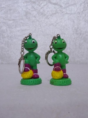 ZyZdQr - 2 x AOK Design Figur Drache Jolinchen - Vintage um 1970 - Bully