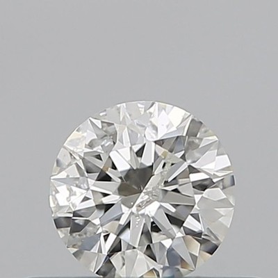 GIA CERTIFIED Real Natural K/I2 Diamond 0.30 Ct 3 mm Loose Brilliant Round Cut