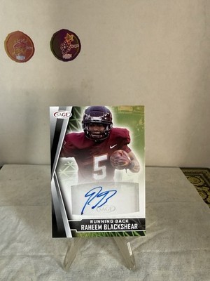 2022 Sage Collectibles Football RC Auto A-RB Raheem Blackshear