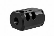 Aluminum Black 1/2x28 Thread Muzzle Brake Low Concussion For Taurus TX22-22LR