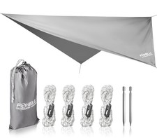 Hammock Rain Fly - Waterproof Lightweight Tent & Hammock Rain Tarp for Campin...