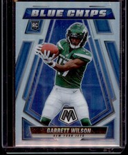 Garrett Wilson #BC-7 2022 Panini Mosaic Blue Chips Silver