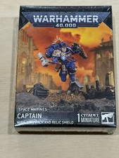 Warhammer 40K: Space Marines Captain with Jump Pack  Relic Shield