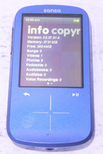 SanDisk Sansa Fuze Blue 4 GB Digital Media Player