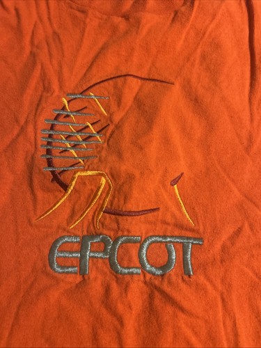 vintage WALT DISNEY WORLD EPCOT CENTER Embroidered t shirt Large 80s 90s by Disney, Size L, $18.74 - Photo 2