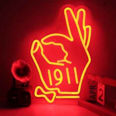 KAP Fraternity Sorority Neon Signs for Wall Decor, Kappa Alpha 1911 Psi Neon ...