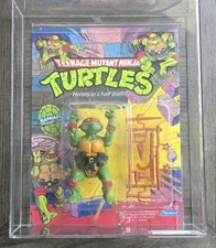 1988 AFA 80  TMNT RAPHAEL Plastic HEAD PLAYMATES SERIES 1   10 BACK