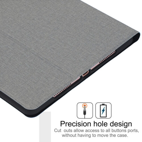 For iPad 7th Gen 10.2''/6th/Mini 5/4/Air 3/2 Leather Slim Shell Stand Case Cover - Picture 14 of 34