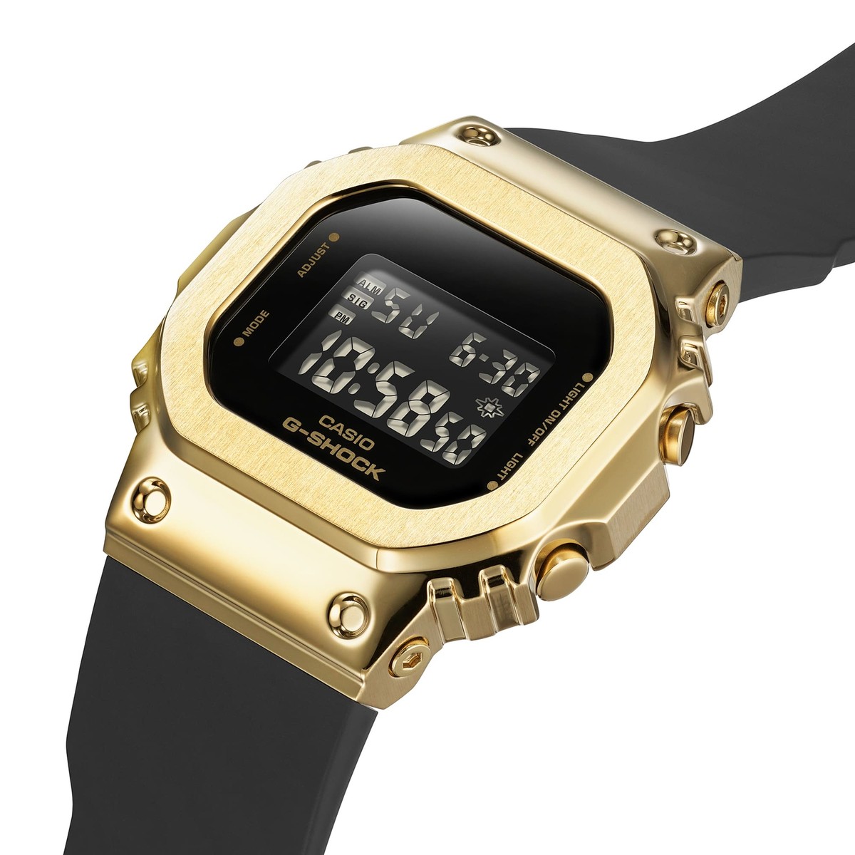 CASIO G-SHOCK GM-S5600GB-1JF Metal Covered Bezel Watch Black Gold